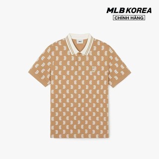 MLB - Áo polo unisex tay ngắn Classic Monogram Plate Pattern Kara 3APQM0443-43CAL