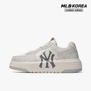 MLB - Giày sneakers unisex cổ thấp Chunky Liner Denim Classic Monogram 3ASXCLD4N-50GRS