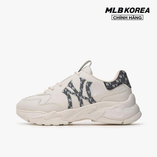 MLB - Giày sneakers unisex cổ thấp Bigball Chunky Window Monogram 3ASHBWM4N-50BKS