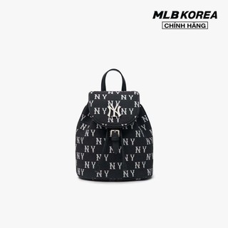 MLB - Balo unisex phom chữ nhật Classic Monogram Jacquard Mini 3ABKS014N-50BKS