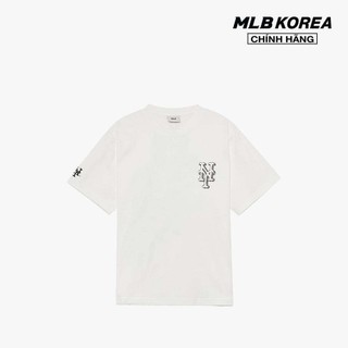 MLB - Áo thun unisex cổ tròn tay ngắn Basic Mega Logo 3ATSB0534-09WHS