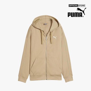 PUMA - Áo hoodie nữ tay dài phối mũ HER Full Zip 677882-83