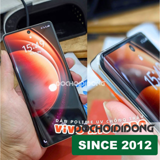Miếng dán màn hình polime UV ( PPF UV ) Zacase kháng khuẩn cao cấp dành cho Vivo X100 Pro - X100s Pro