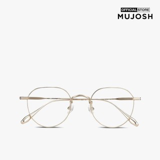 MUJOSH - Gọng kính tròn unisex bản mảnh thời trang MJ101FJ040-GDC2