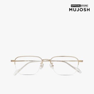 MUJOSH - Gọng kính đa giác nam nửa khung thanh lịch MJ101FJ007-GDC1