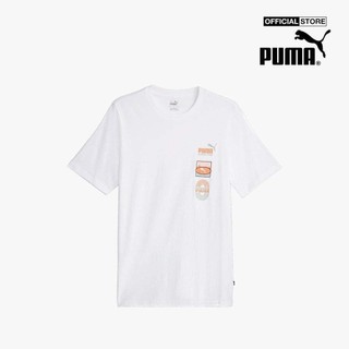 PUMA - Áo thun thể thao nam tay ngắn Graphic Vertical 677187-02