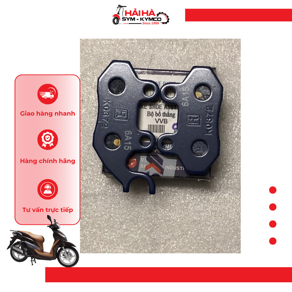 Bố dĩa trước/Bố thắng đĩa trước xe Shark 170, 125cc [SYM] [Chính hãng SYM]