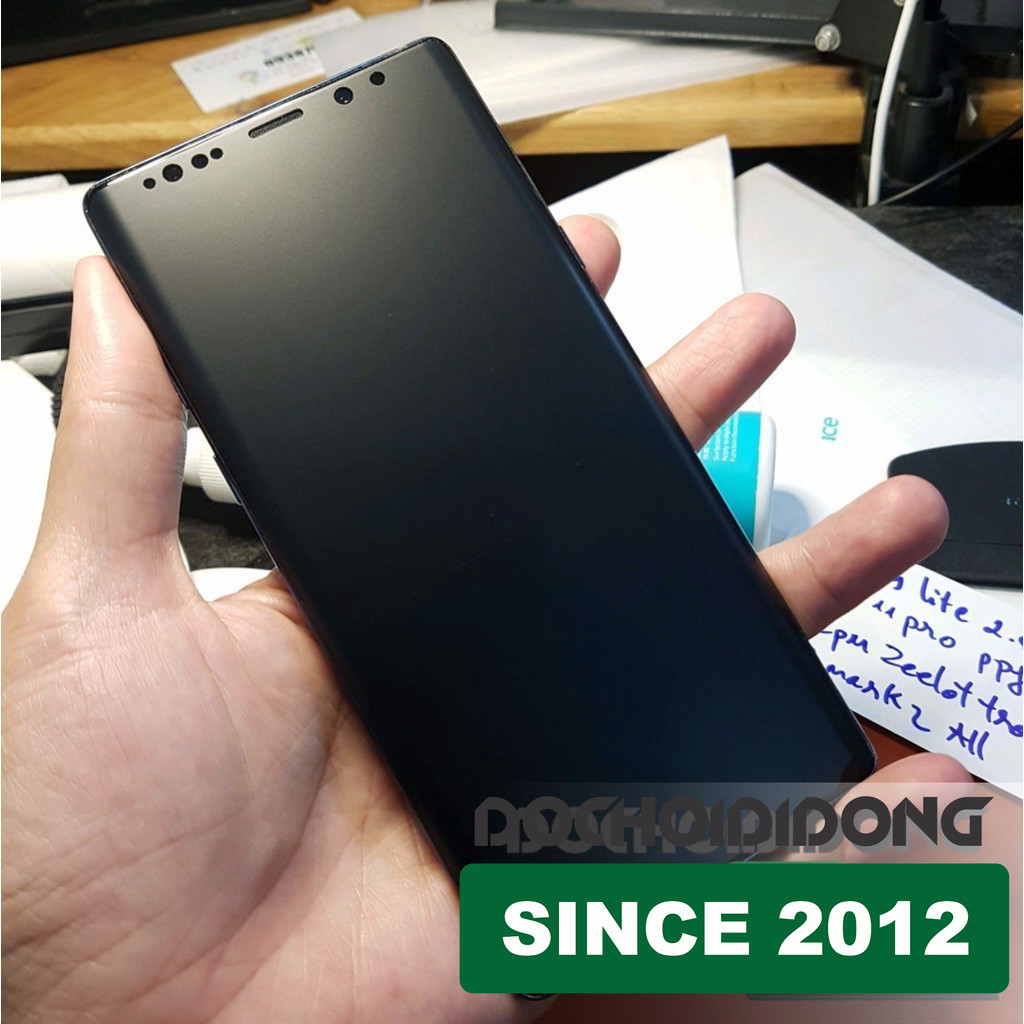 Miếng dán PPF Samsung Note 9 trong, nhám, đổi màu cao cấp