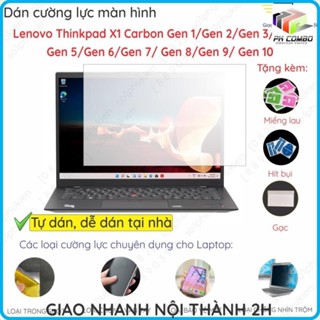 Dán màn hình cường lực Lenovo Thinkpad X1 Carbon Gen 1/2/3/4/5/6/7/8/9/10 (14") nano dẻo siêu mỏng trong suốt,nhám,cnt