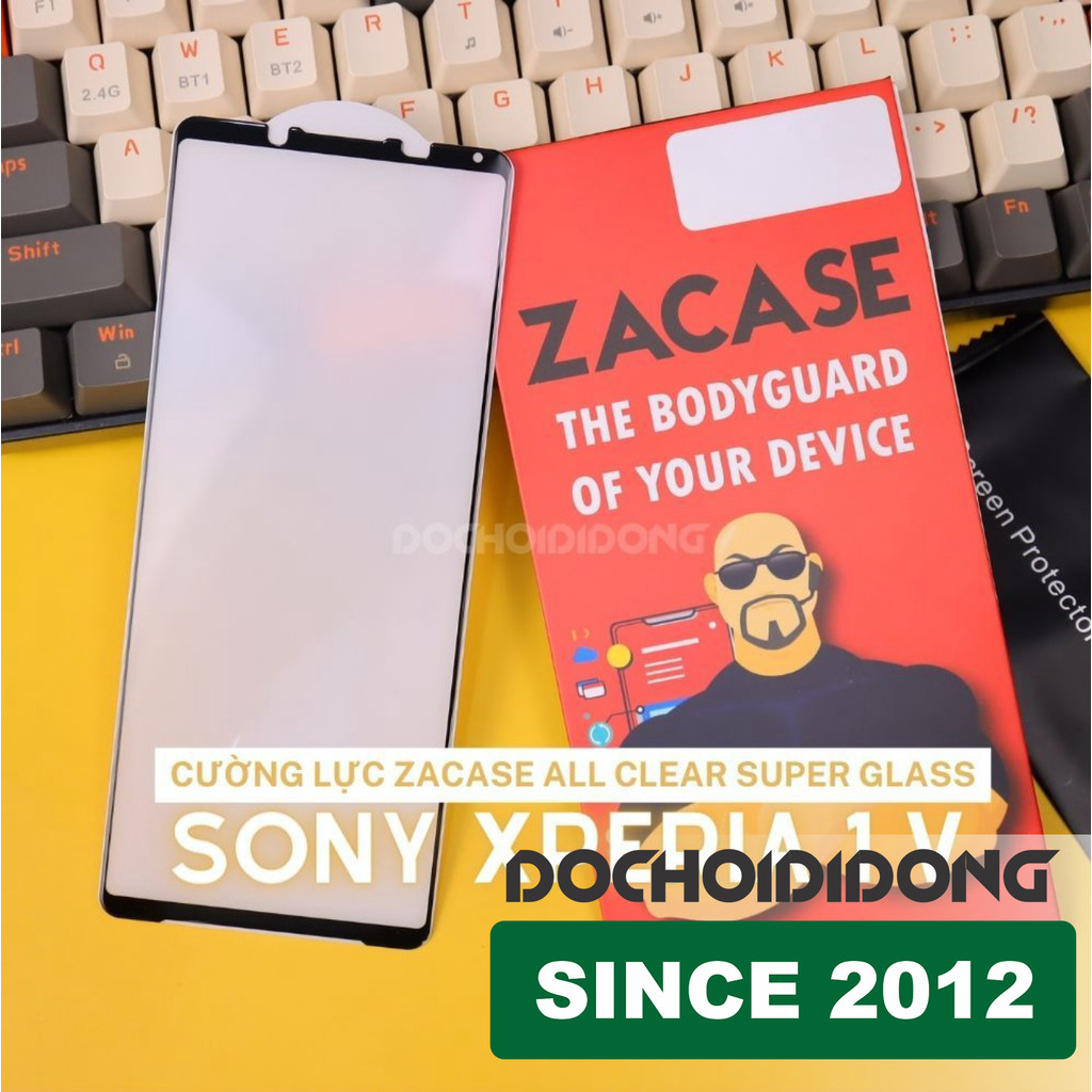 Cường lực màn hình trong suốt Sony Xperia 1 Mark 5 (Xperia 1 V) Zacase All Clear Super Glass