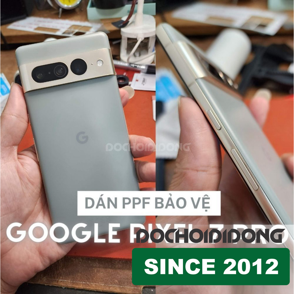 Miếng dán PPF  Google Pixel 7 Pro trong, nhám, đổi màu cao cấp