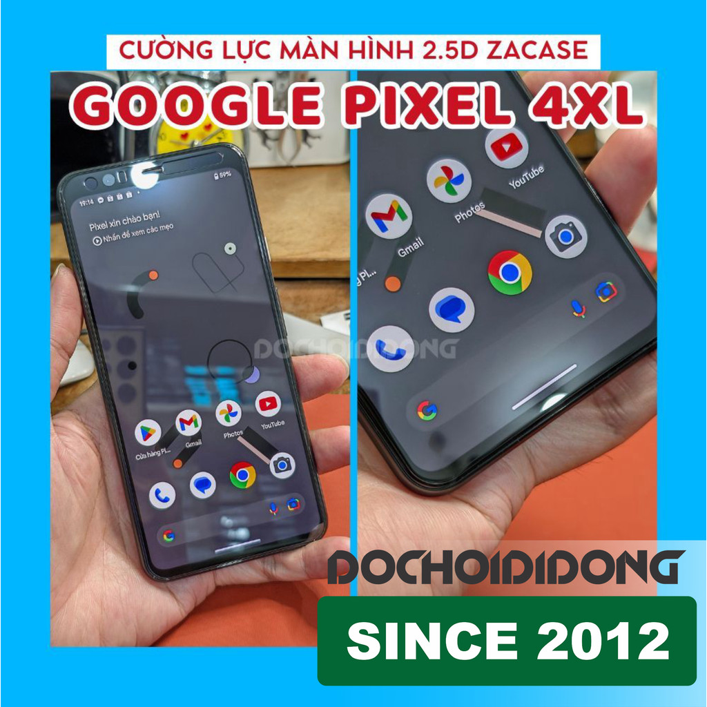 Dán Cường Lực Pixel 4 Và 4 XL Zacase
