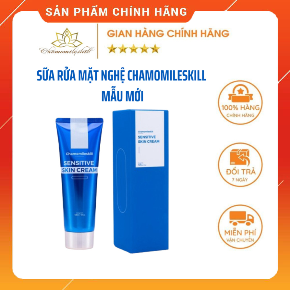 [HÀNG CHÍNH HÃNG] Sữa rửa mặt tinh chất nghệ CHAMOMILESKILL 120ml