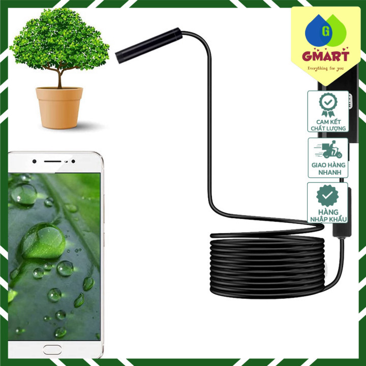 Camera nội soi chống nước Wireless WIFI Endoscope Camera 3.5 mét 3.5m 8mm Modern Tech