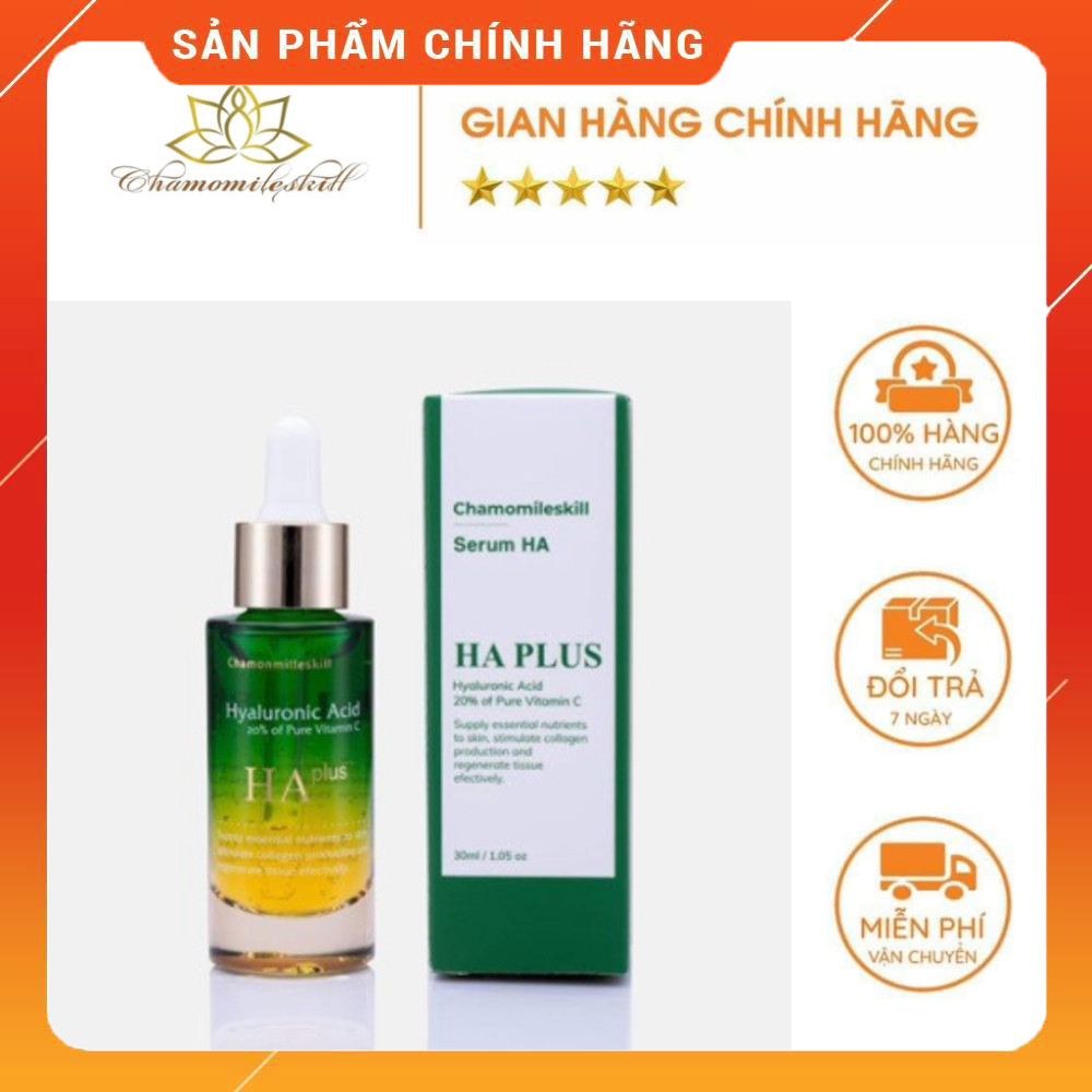 Serum HA Plus Chamomileskill 30ml giúp dưỡng da căng bóng trẻ hóa HÀNG CHÍNH HÃNG
