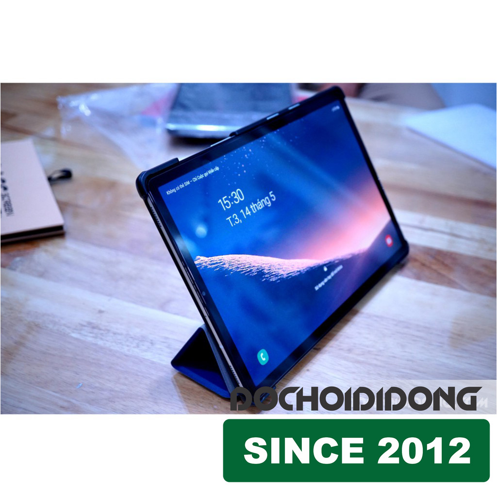 Bao da Samsung Galaxy Tab S5E flip cao cấp