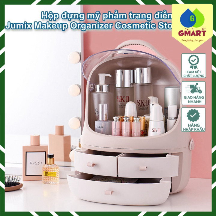 Hộp đựng mỹ phẩm trang điểm Jumix Makeup Organizer Cosmetic Storage Box G3-ST979 Modern Home