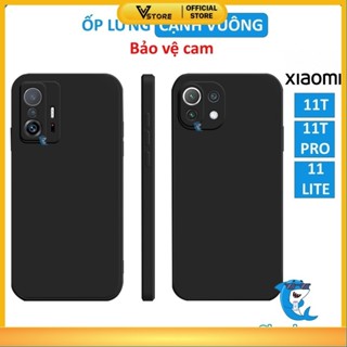  Ốp lưng dành cho xiaomi 11T   11T pro   11 Lite cạnh vuông bảo vệ camera toàn diện Vstore tpu cao cấp 