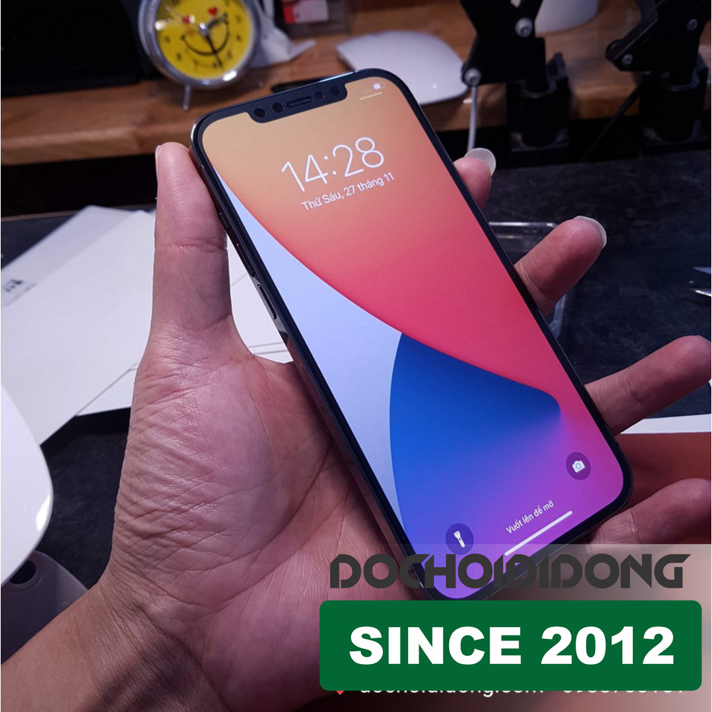 Miếng dán PPF IPhone 12 trong, nhám, đổi màu cao cấp