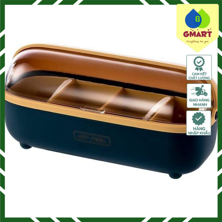 Hộp đựng gia vị chia ngăn Spice Jars Seasoning Box A7-ST1719 Modern Home decor tinh tế