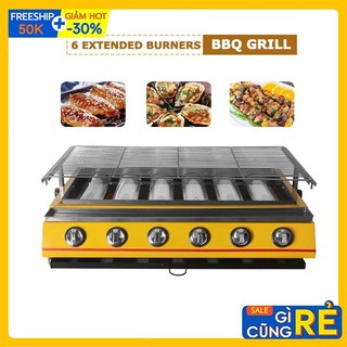 Bếp nướng thịt BBQ, nướng hàu, hải sản bằng Gas 6 đầu đốt ETON ET-K333