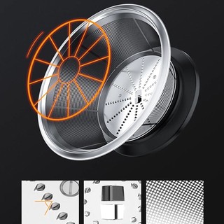 Máy ép hoa quả 600W công suất cao, tốc độ ép nhanh