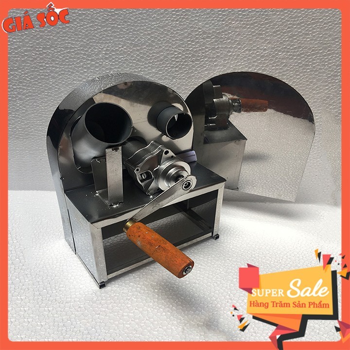 Máy cắt hành, xả chất liệu inox dày dặn chắc chắn