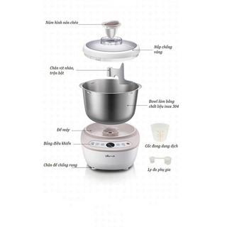 Máy trộn ủ bột làm bánh mì Bear HMJ-A35M1 3,5L Nhập khẩu chính hãng