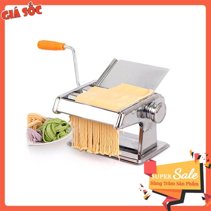Máy cán bột 2 lưỡi dao làm mì tươi, vỏ bánh đa năng
