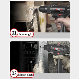 Máy khoan, bắt vít dùng pin KEWEIWE 12V - 2 tốc độ