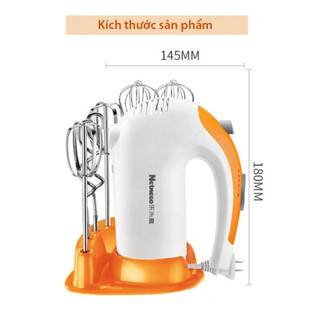 Máy đánh trứng cầm tay NETMEGO 300W tốc độ nhanh, hoạt động êm ái, bảo vệ quá nhiệt
