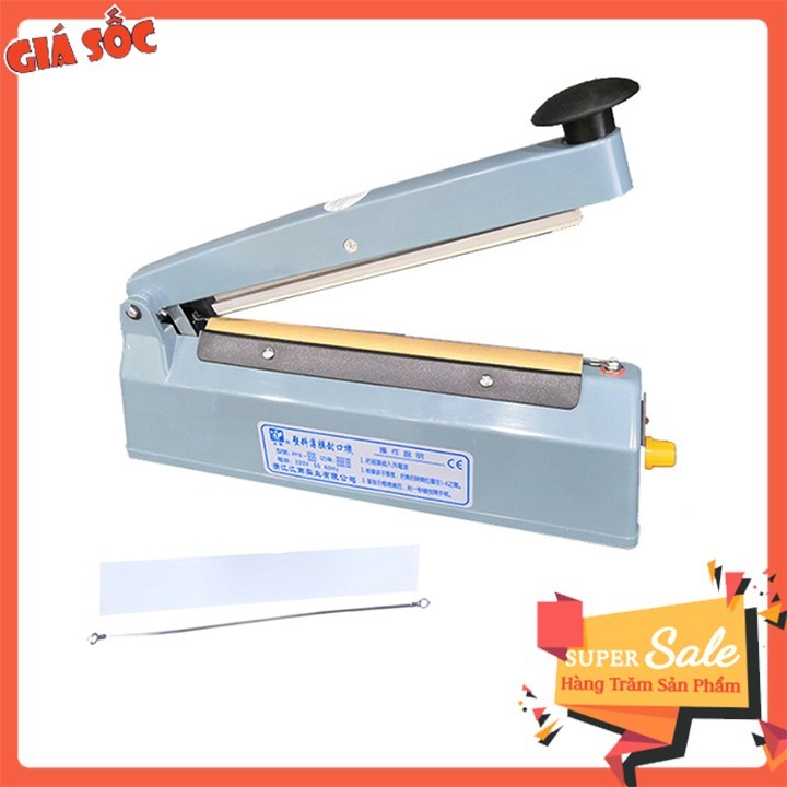 Máy hàn miệng túi nilon PFS-200 đa năng dán túi nilon, zip bạc, túi giấy craft