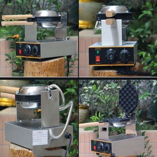 Máy bánh trứng gà non 1400W gia nhiệt kép 2 mặt, chống dính teflon siêu bền
