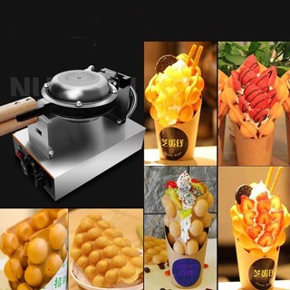Máy bánh trứng gà non 1400W gia nhiệt kép 2 mặt, chống dính teflon siêu bền