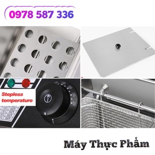 Bếp chiên nhúng điện SUNNY 5000W hệ thống gia nhiệt kép nóng nhanh, sôi mạnh