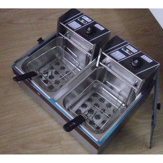 Bếp chiên nhúng điện SUNNY 5000W hệ thống gia nhiệt kép nóng nhanh, sôi mạnh