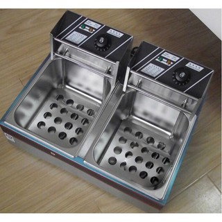 Bếp chiên nhúng điện SUNNY 5000W hệ thống gia nhiệt kép nóng nhanh, sôi mạnh