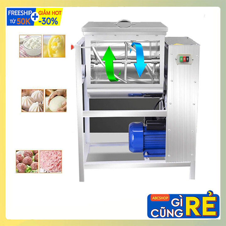 Máy nhào bột trộn thực phẩm cửa ngang công suất cao