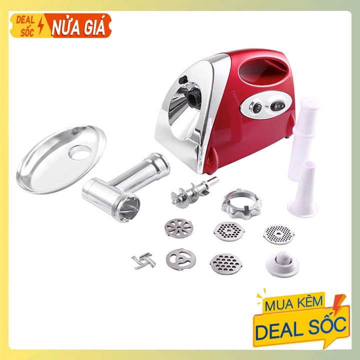 Máy đùn thịt tươi sống 2800W xay thịt nhanh chóng, an toàn, tiện lợi