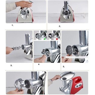 Máy đùn thịt tươi sống 2800W xay thịt nhanh chóng, an toàn, tiện lợi