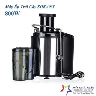 Máy ép rau củ quả SOKANY 600W sử dụng tiện lợi, dễ dàng tháo lắp vệ sinh