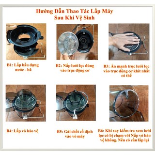 Máy ép trái cây 600W màu sắc hiện đại, kiểu dáng sang trọng