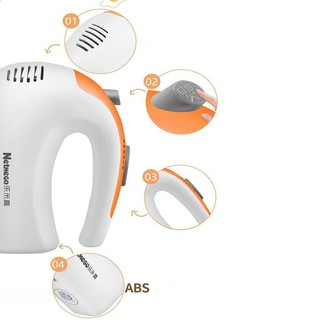 Máy đánh trứng NETMEGO 300W nhiều phụ kiện kèm 3 bộ que trộn bột inox
