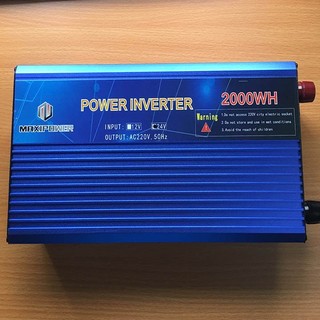 Bộ kích điện ắc quy 24v - 220v MAXIPOWER 2000W sử dụng thiết bị gia đình lúc khẩn cấp