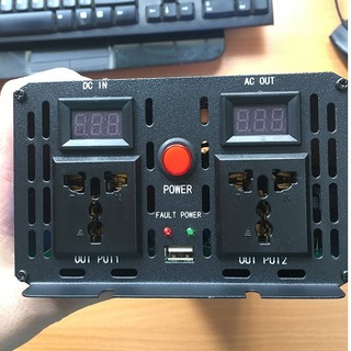 Bộ kích điện ắc quy 24v - 220v MAXIPOWER 2000W sử dụng thiết bị gia đình lúc khẩn cấp