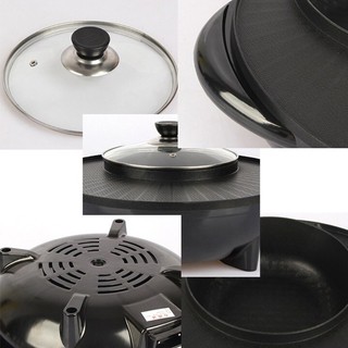 Bếp lẩu nướng tròn 2 in 1 kiểu Hàn Quốc