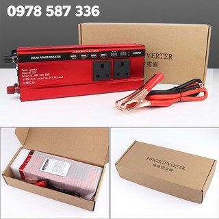 Bộ chuyển đổi nguồn điện CARMAER 2000W giải pháp mất điện không gây ồn, ô nhiễm