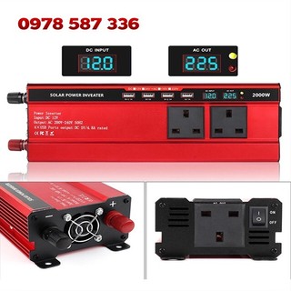 Bộ chuyển đổi nguồn điện CARMAER 2000W giải pháp mất điện không gây ồn, ô nhiễm