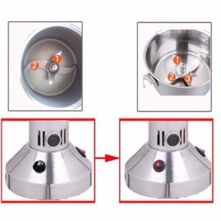 Máy xay hạt khô 650W chất liệu inox bền bỉ, dễ dàng vệ sinh