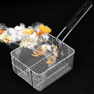 Vợt chiên chiên khoai tây, gà rán, đồ ăn nhanh